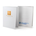 Foil-Stamped Pocket Folder-Standard White Paper